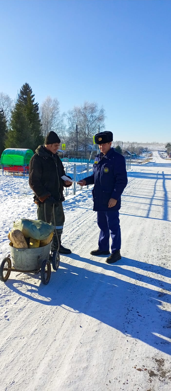 Подворовые обходы как профилактика пожаров.